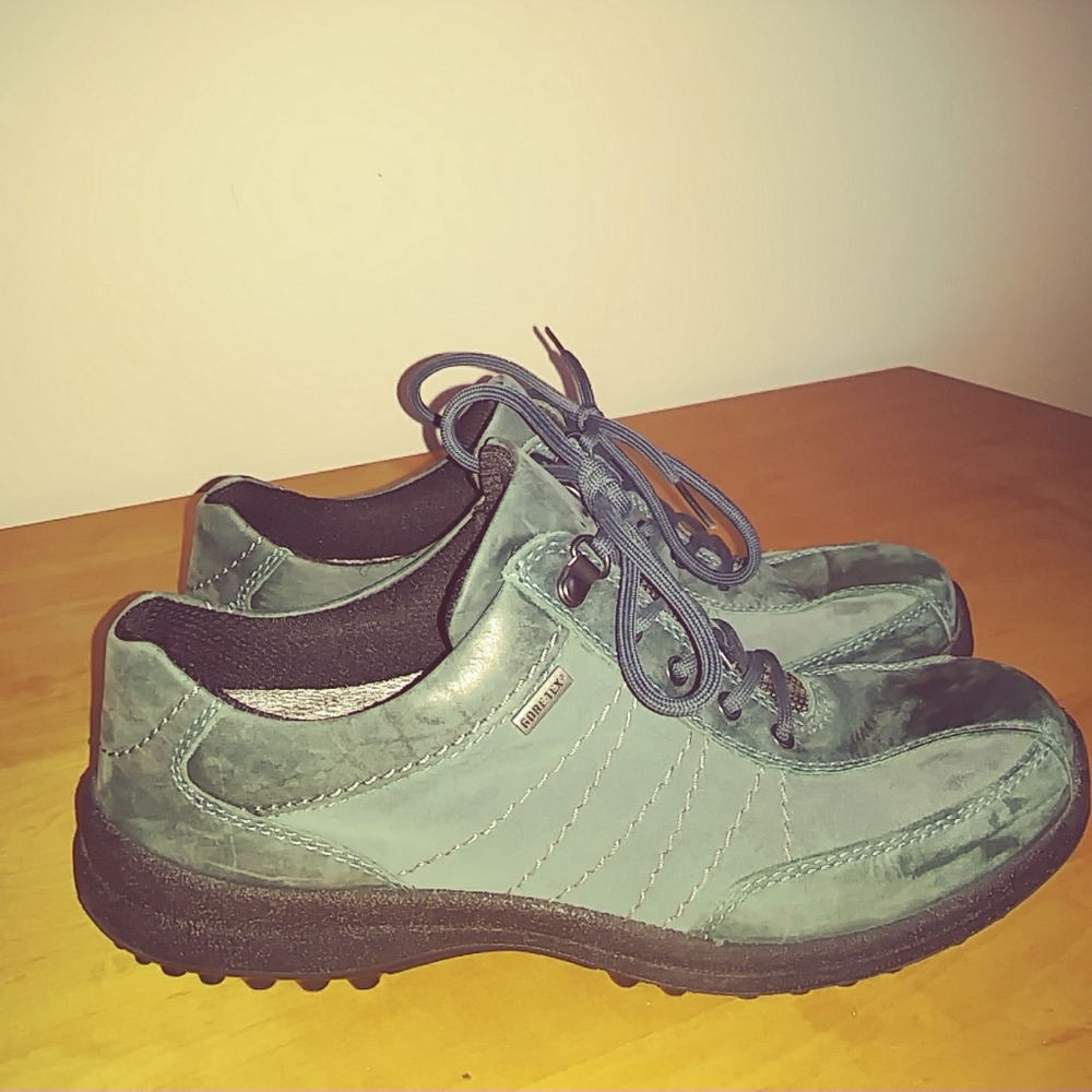 Hotter Gortex English 10 M Leather Shoes